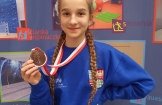 MOCNE WEJŚCIE W SEZON STARTOWY CZARNYCH POŁANIEC – NATALIA SZKWAREK WYWALCZYŁA BRĄZOWY MEDAL PUCHARU POLSKI KADETEK W ZAPASACH KOBIET