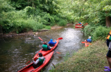 PIERWSI KAJAKARZE POPŁYNĘLI RZEKĄ CZARNĄ